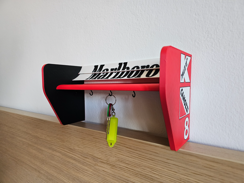 Eliso Papaya Racing Wing Key Holder