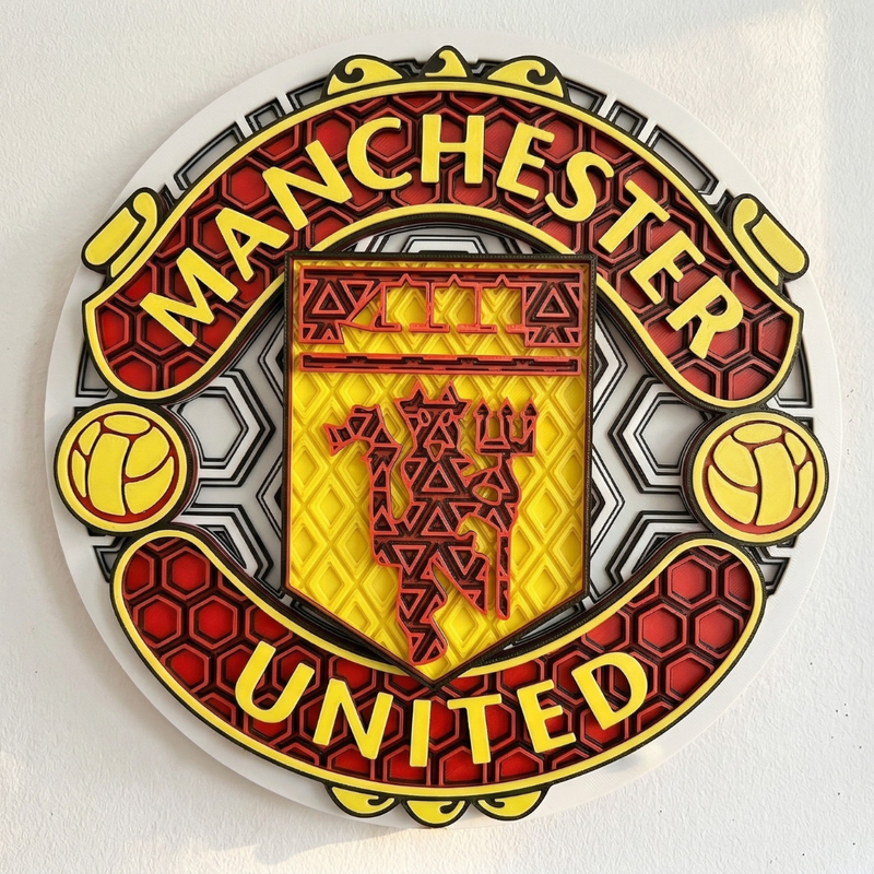 ELISO Red Devils Crest Wall Art