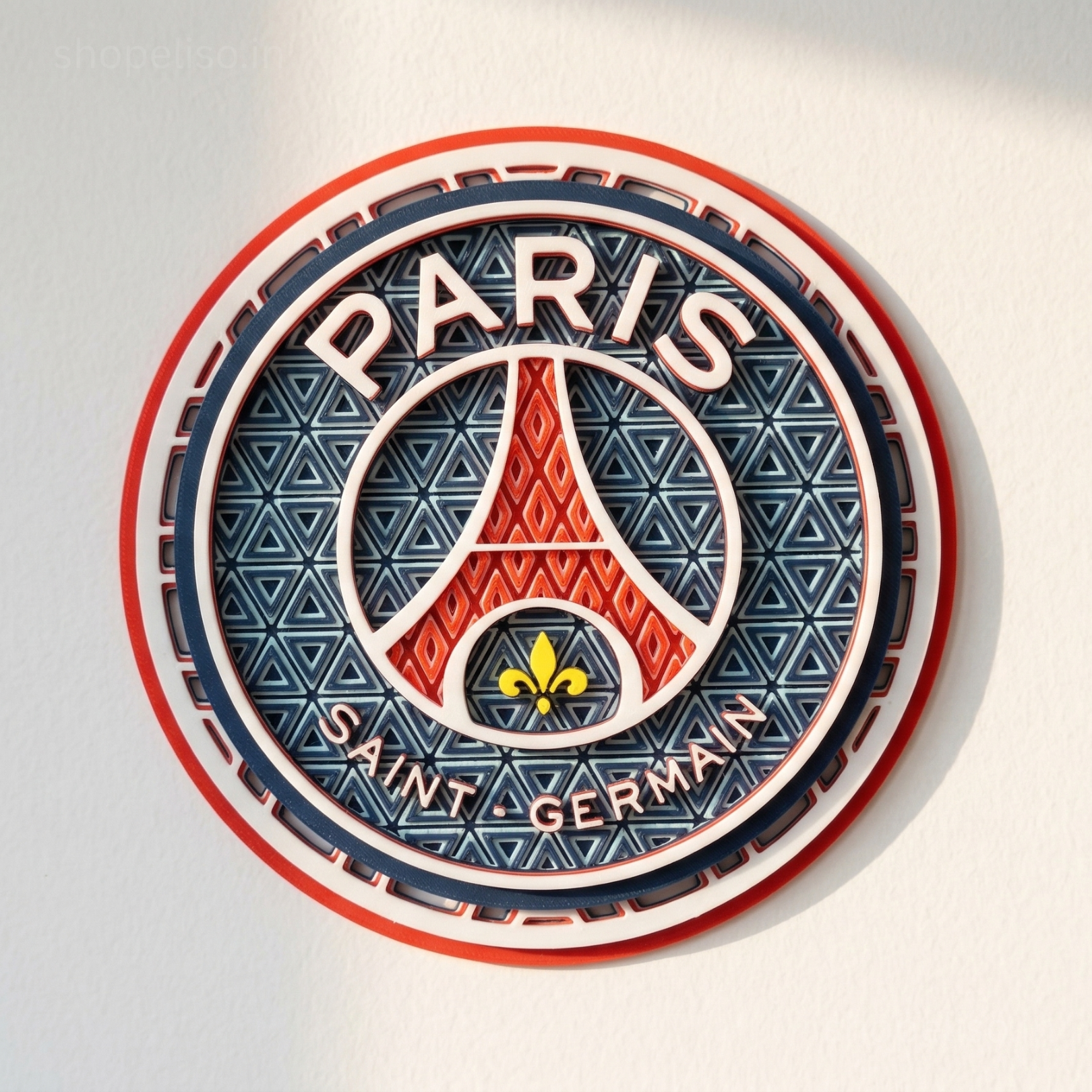 ELISO Paris Blue Crest Wall Art