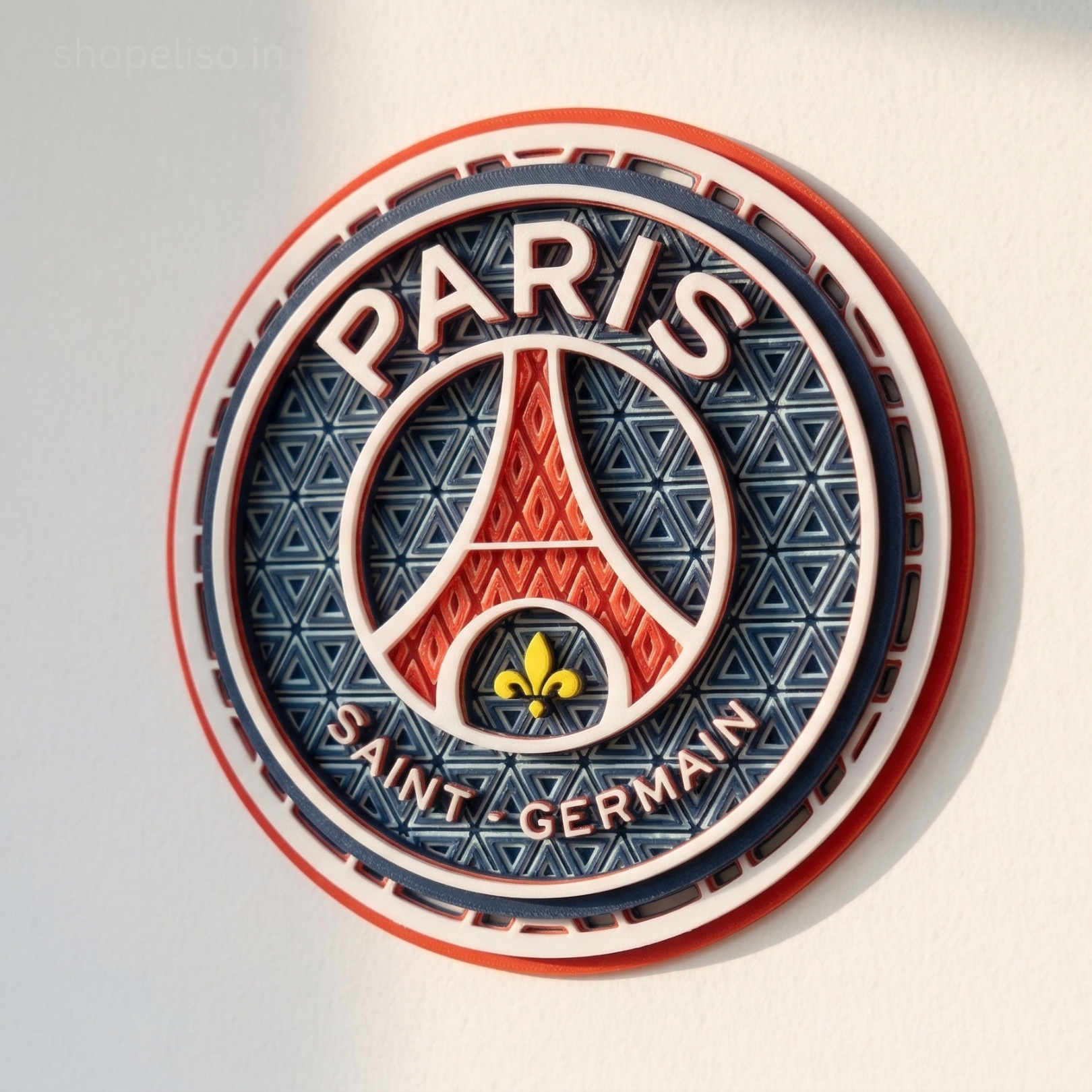 ELISO Paris Blue Crest Wall Art