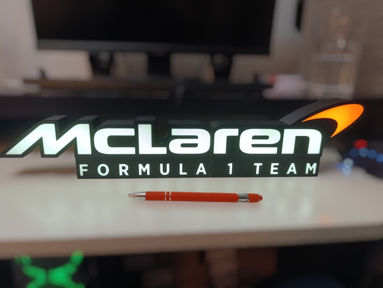 ELISO Orange Racing Lightbox