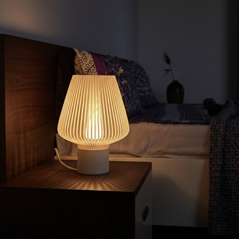 Eliso Candlelight Lamp | Fractal Glass Look