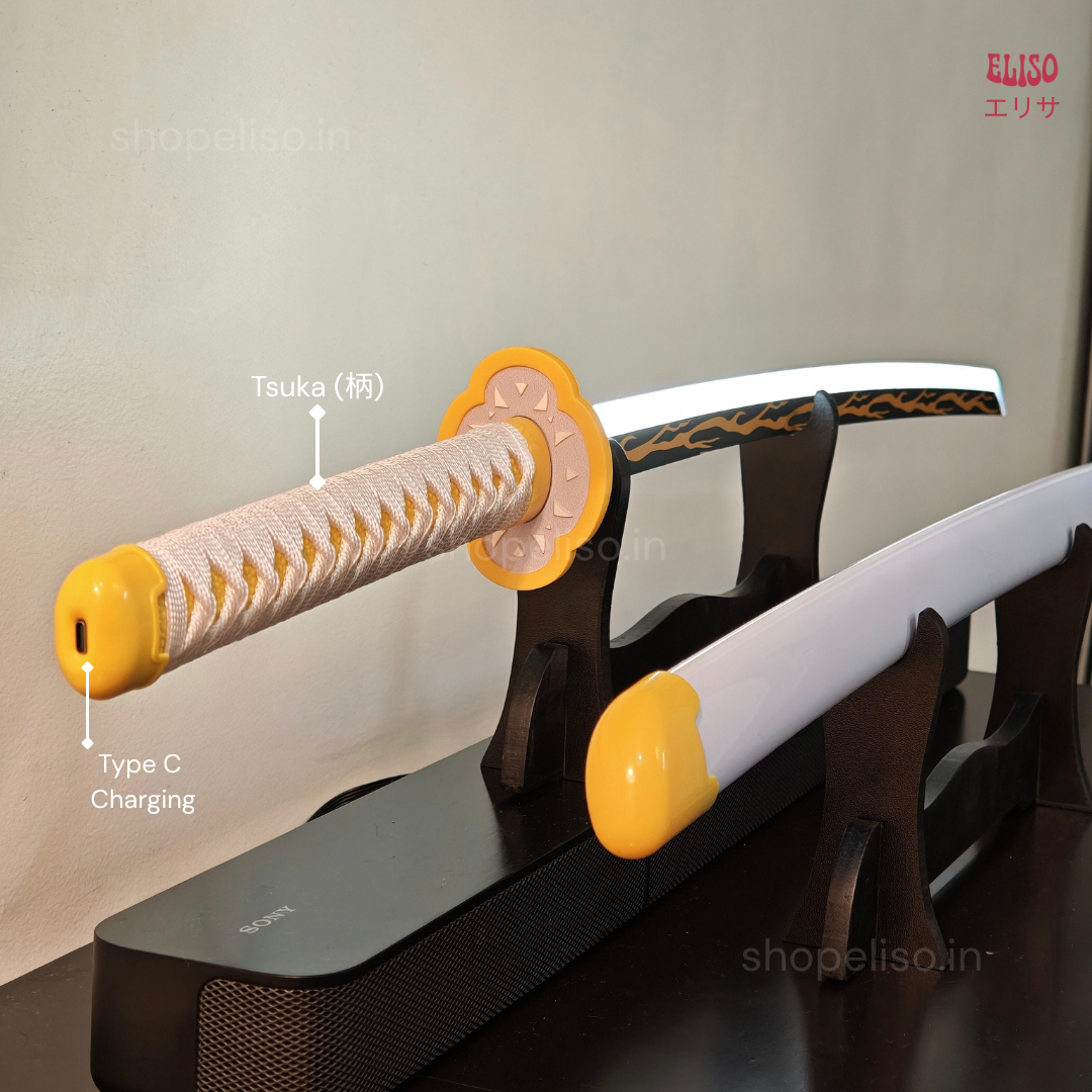 ELISO LED Katana | Zenitsu’s Thunder Katana – Demon Slayer