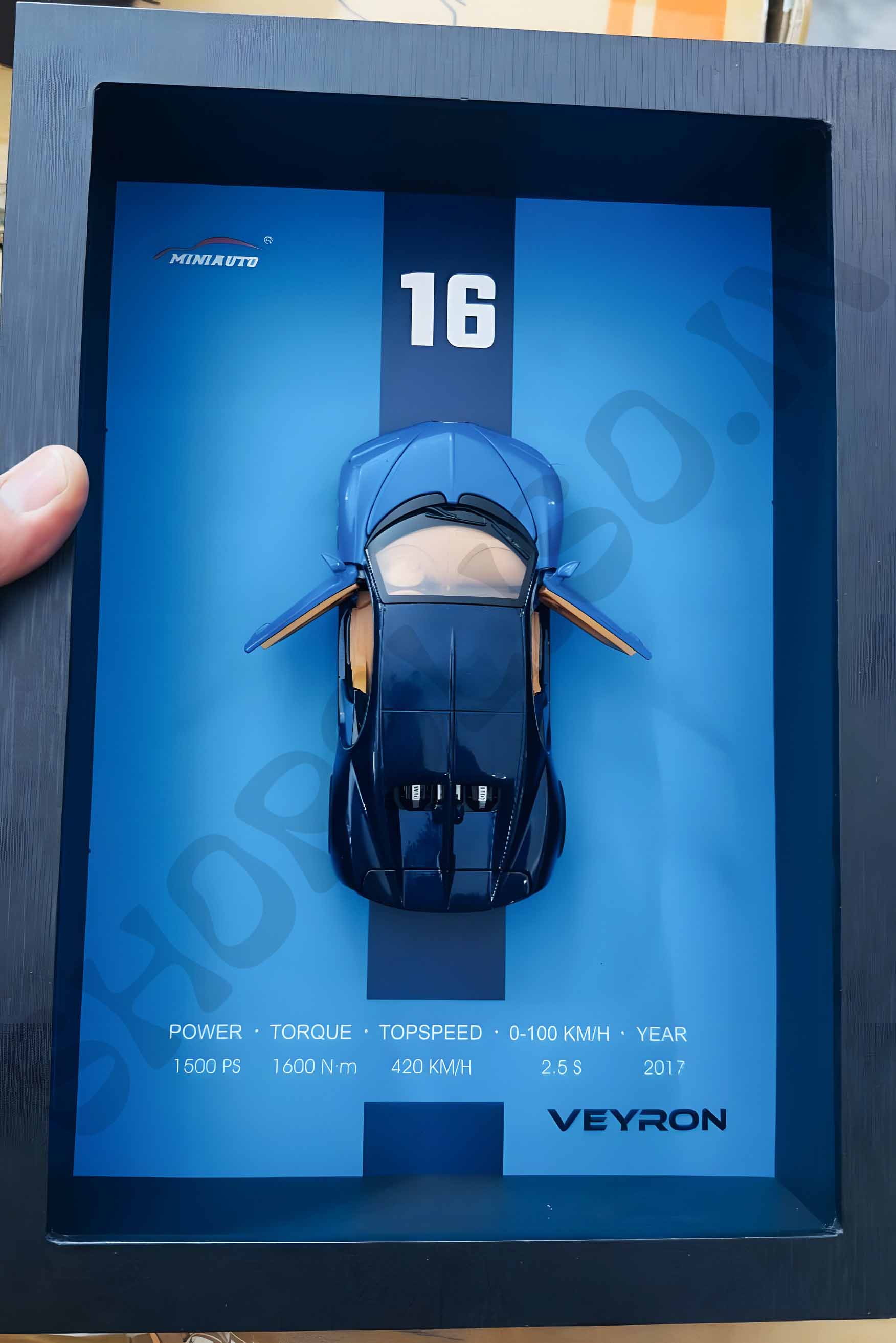 Eliso Die-Cast Sports Car Frame | 3D Wall Decor with Light & Sound