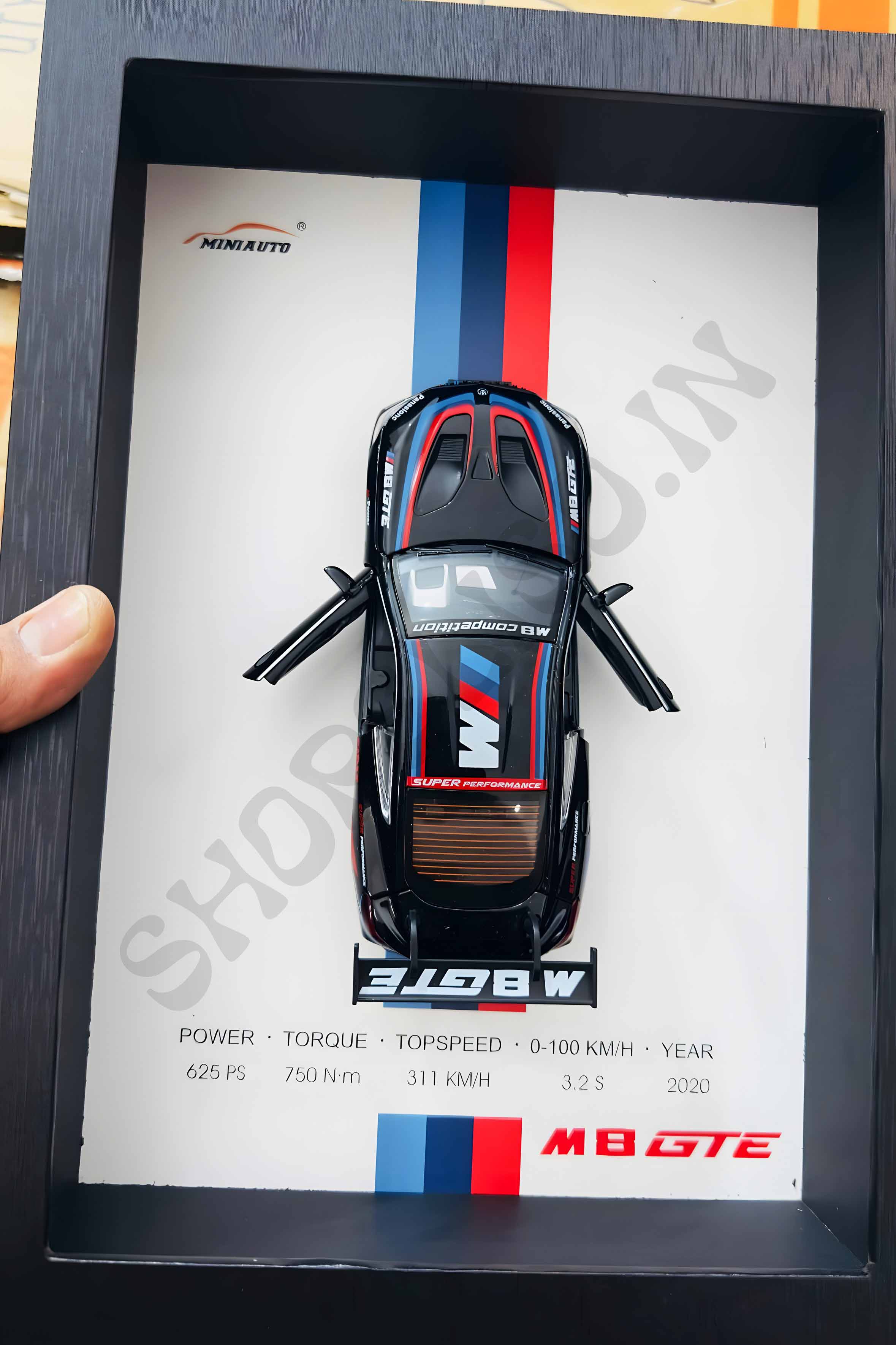 Eliso Die-Cast Sports Car Frame | 3D Wall Decor with Light & Sound