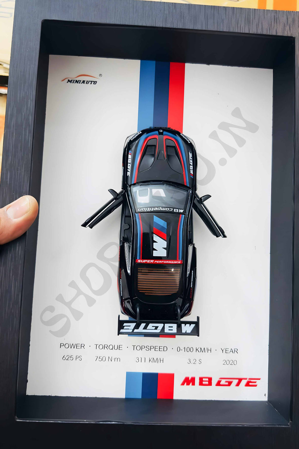 Eliso Die-Cast Sports Car Frame | 3D Wall Decor with Light & Sound