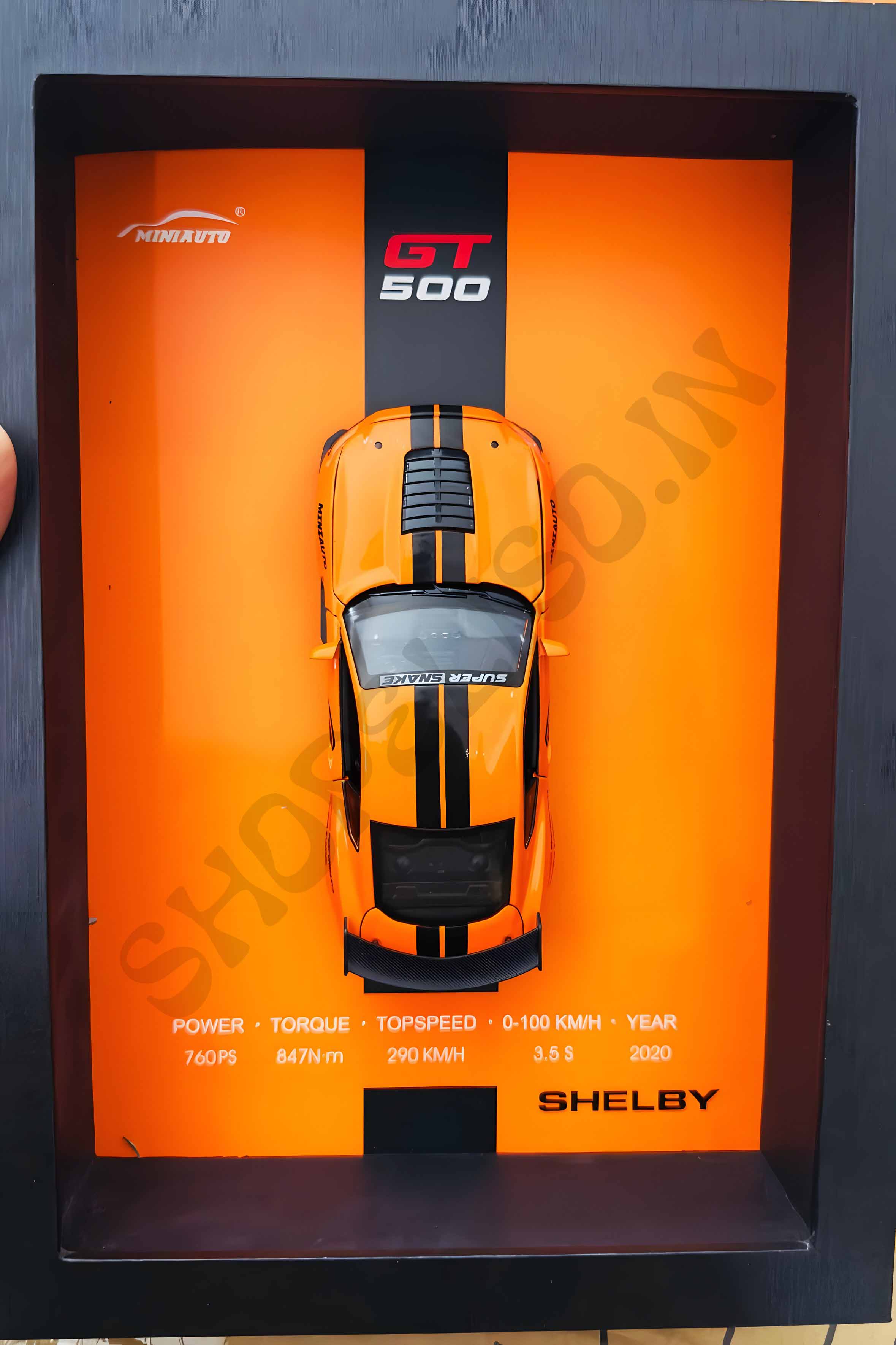 Eliso Die-Cast Sports Car Frame | 3D Wall Decor with Light & Sound