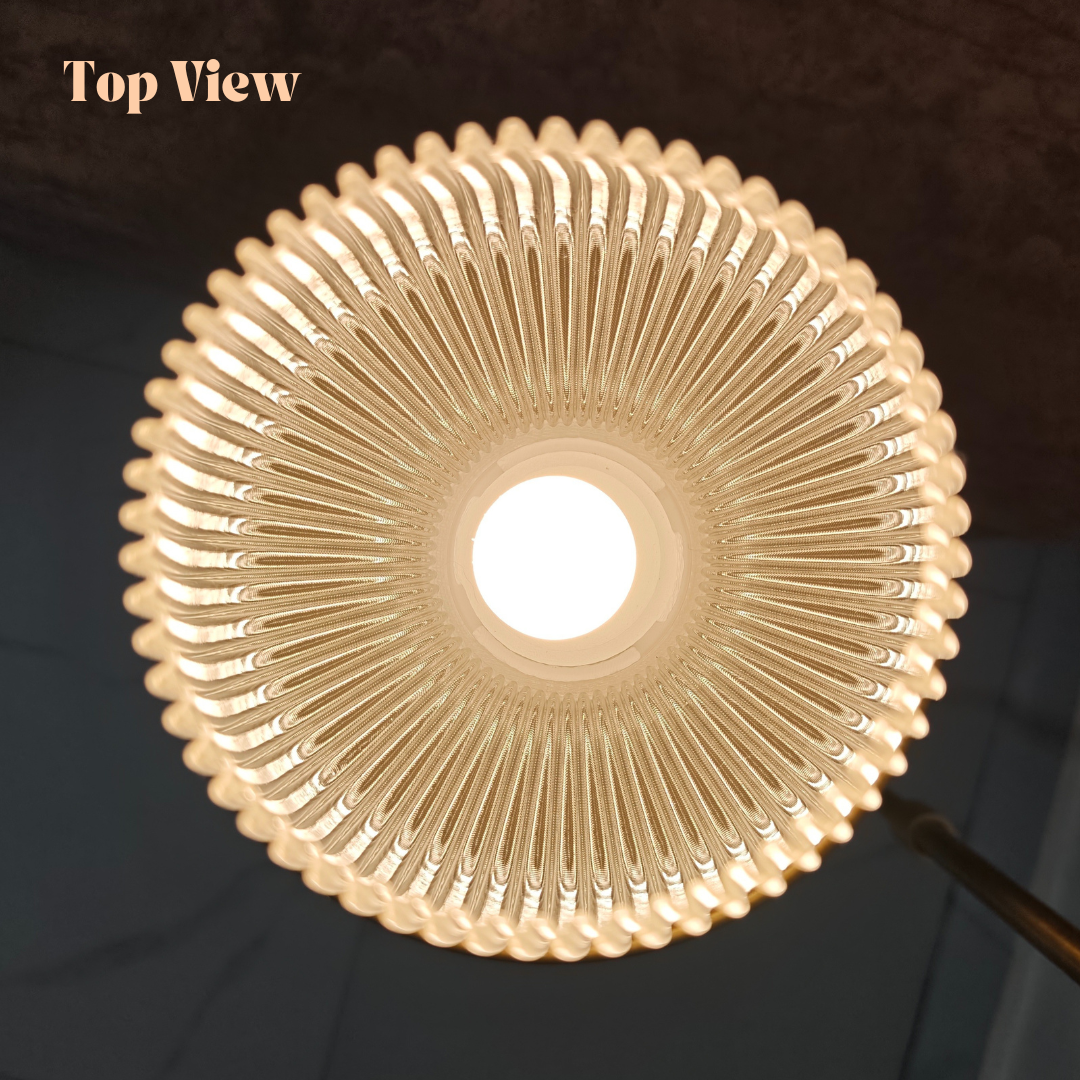 Eliso Candlelight Lamp | Fractal Glass Look