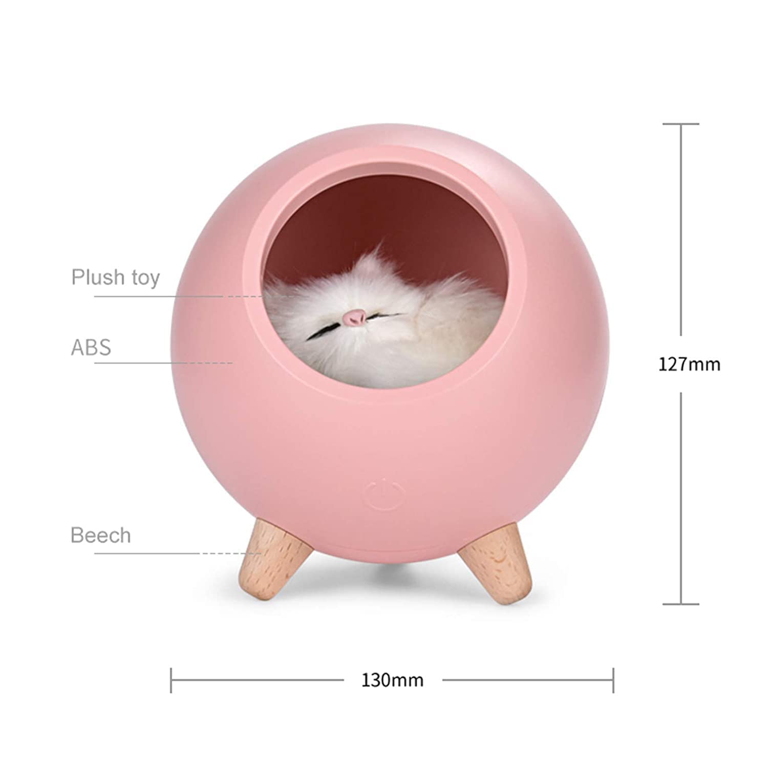 Eliso Sleeping Cat Pet House | Ambience Lamp LED Night Light