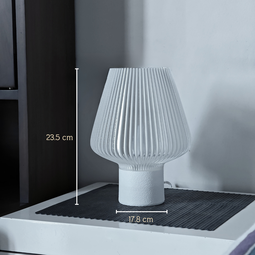 Eliso Candlelight Lamp | Fractal Glass Look