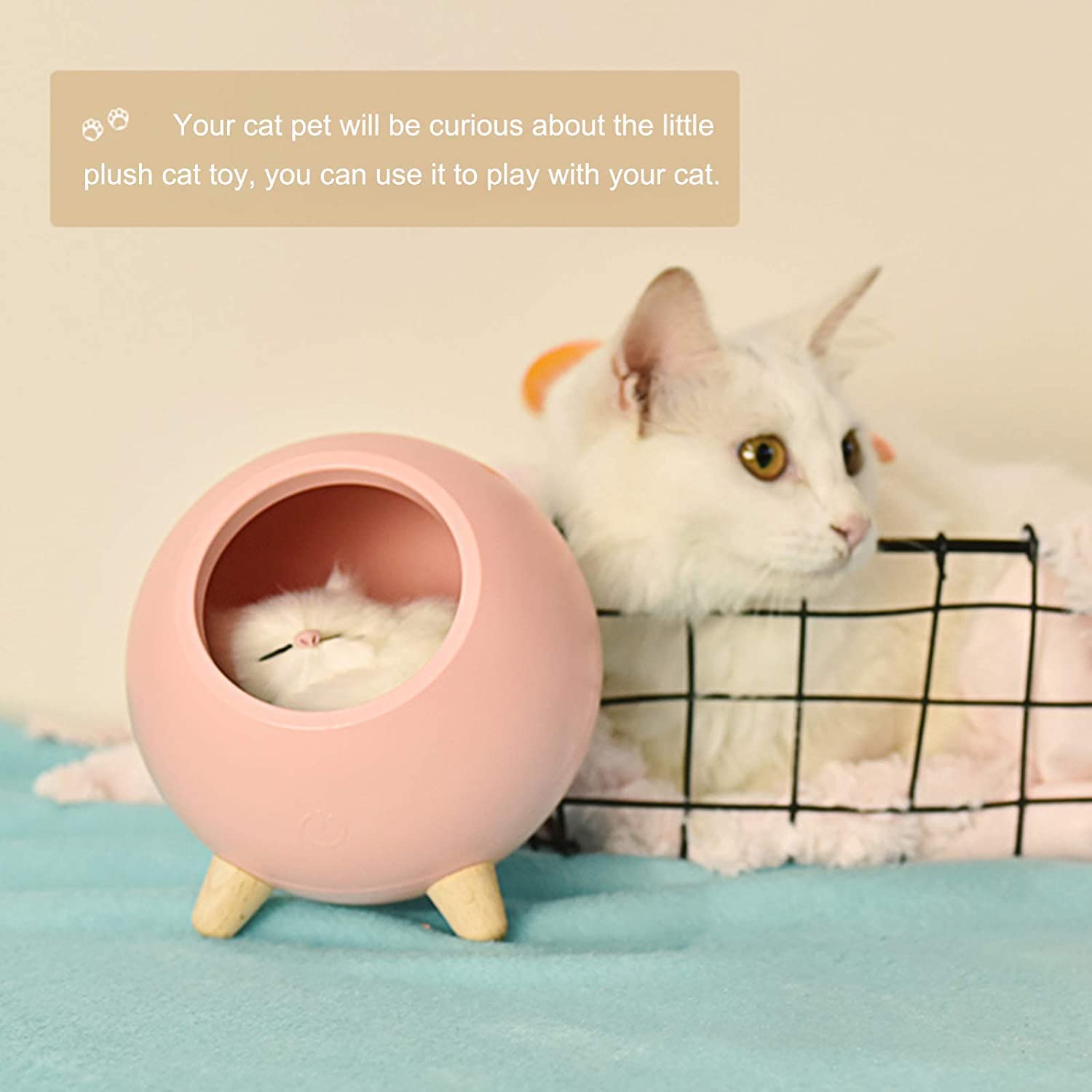Eliso Sleeping Cat Pet House | Ambience Lamp LED Night Light
