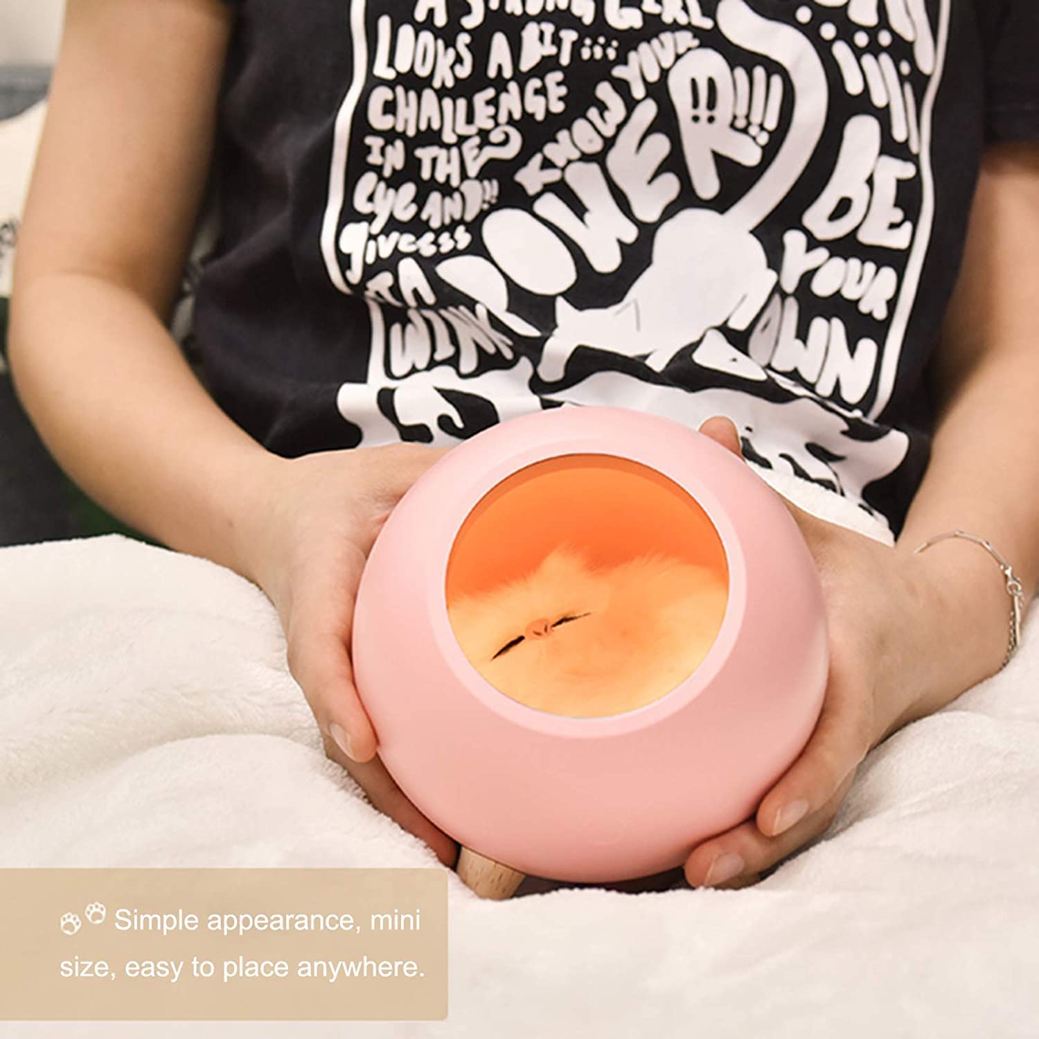 Eliso Sleeping Cat Pet House | Ambience Lamp LED Night Light