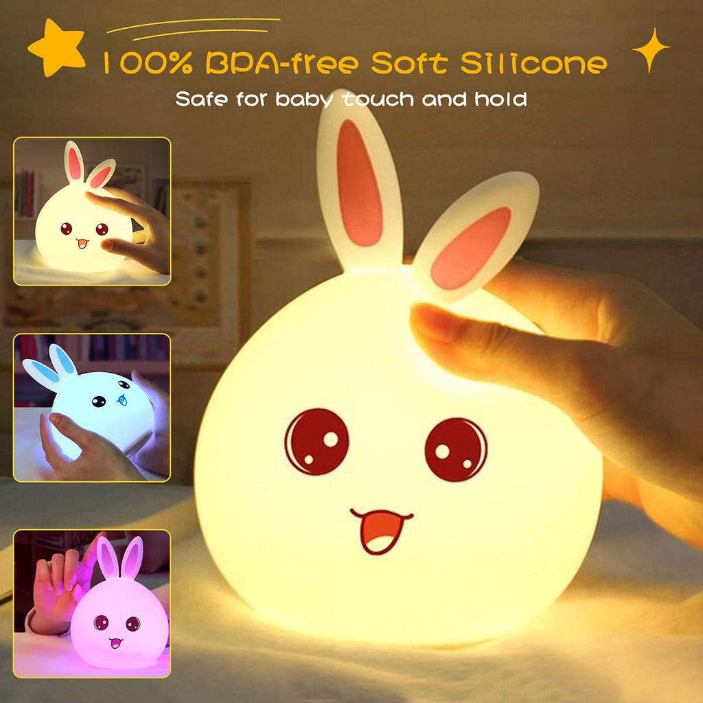 ELISO BunnyGlow Silicone Night Light