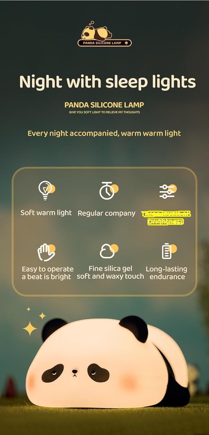 ELISO PandaGlow Night Light