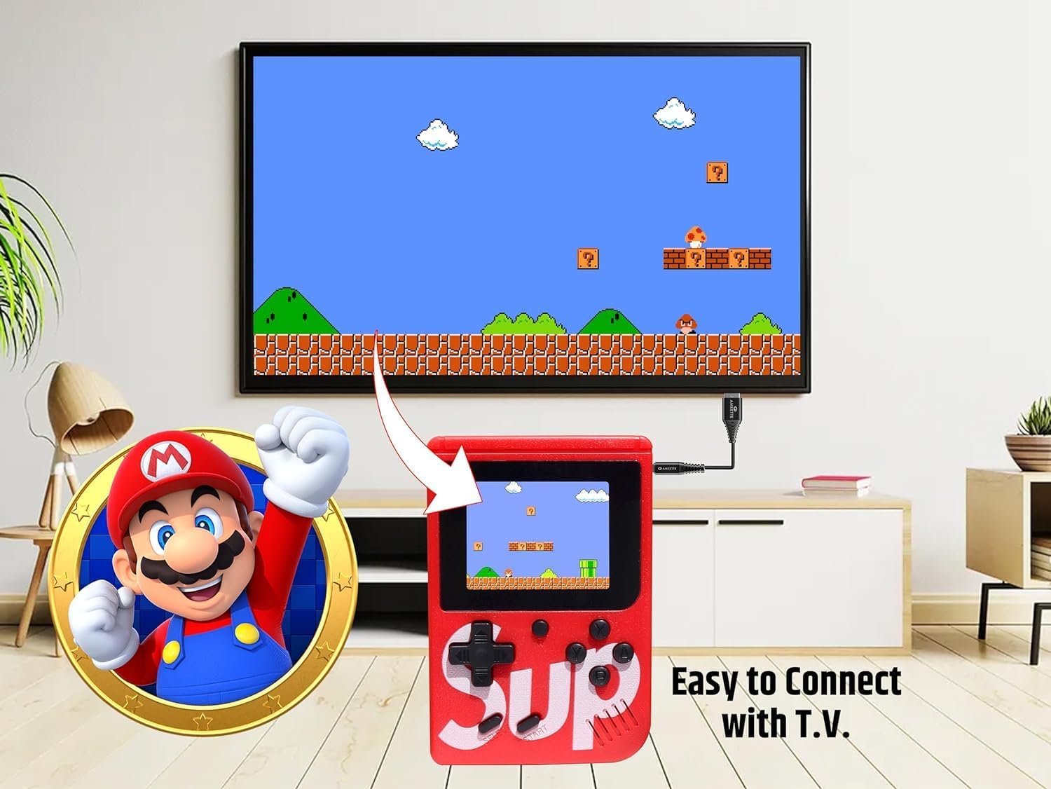 ELISO 400 in 1 Retro game Handheld ( For 2 Players )