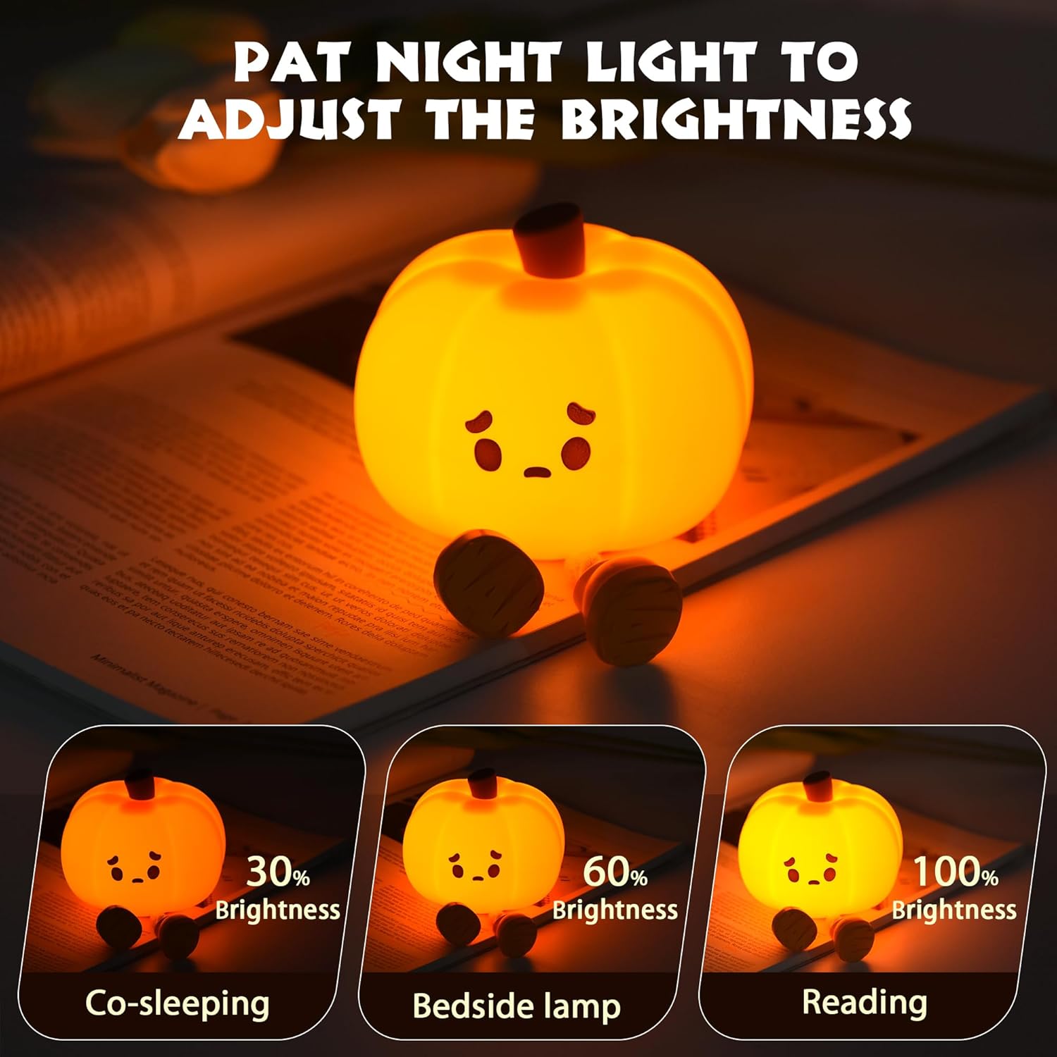 Eliso Silicone Pumpkin night light 🎃