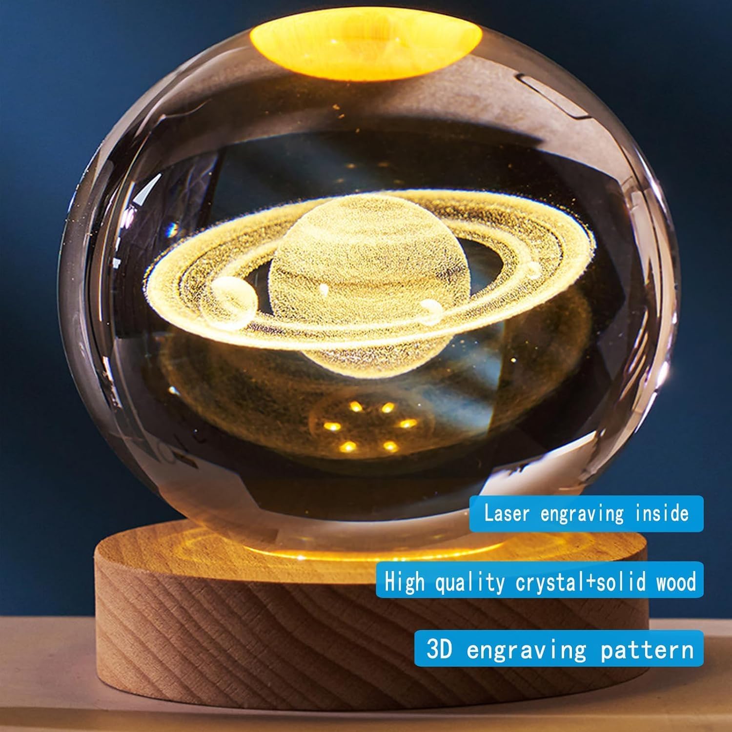 ELISO StellarAura Crystal Lamp
