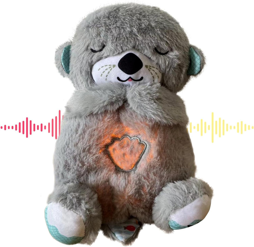 ELISO Breathing Teddy Otter - Glowing Musical Plush Toy 🧸