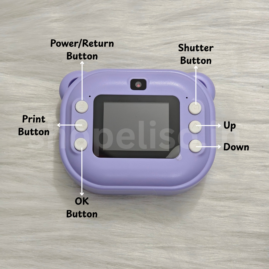Eliso Instant Print Camera | Front and Back Camera