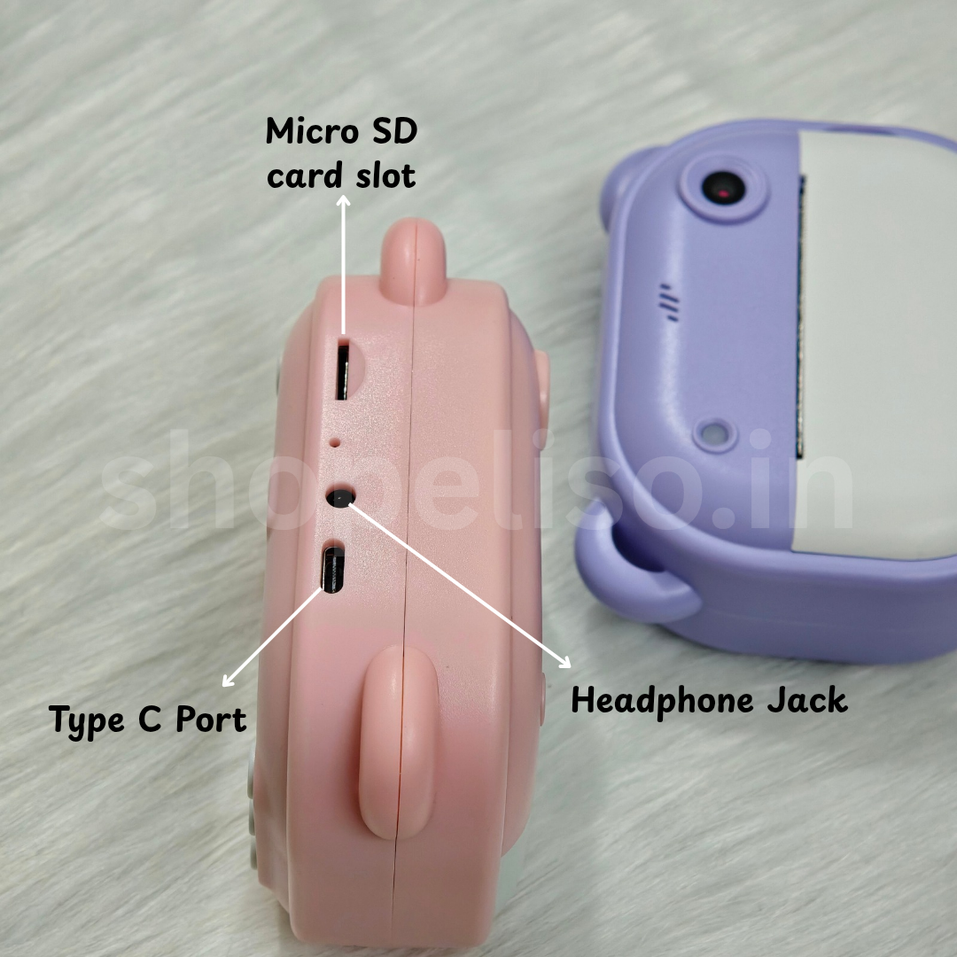 Eliso Instant Print Camera | Front and Back Camera