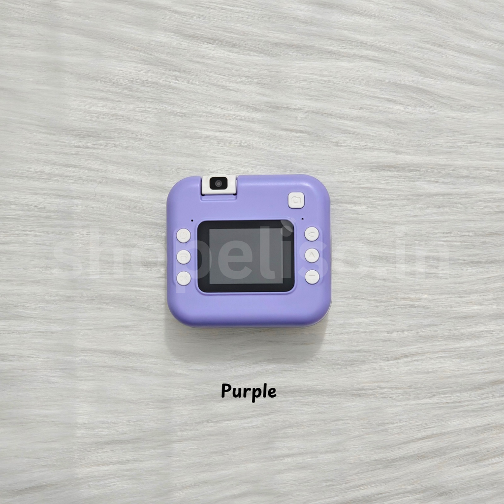 Eliso SnapSpin Instant Print Camera | 180° Rotating Lens