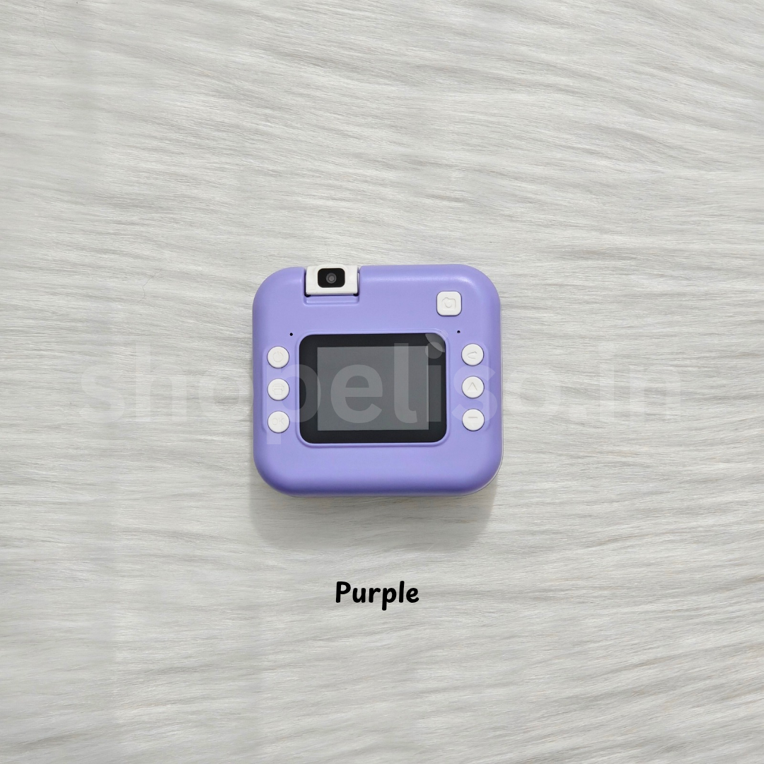 Eliso SnapSpin Instant Print Camera | 180° Rotating Lens