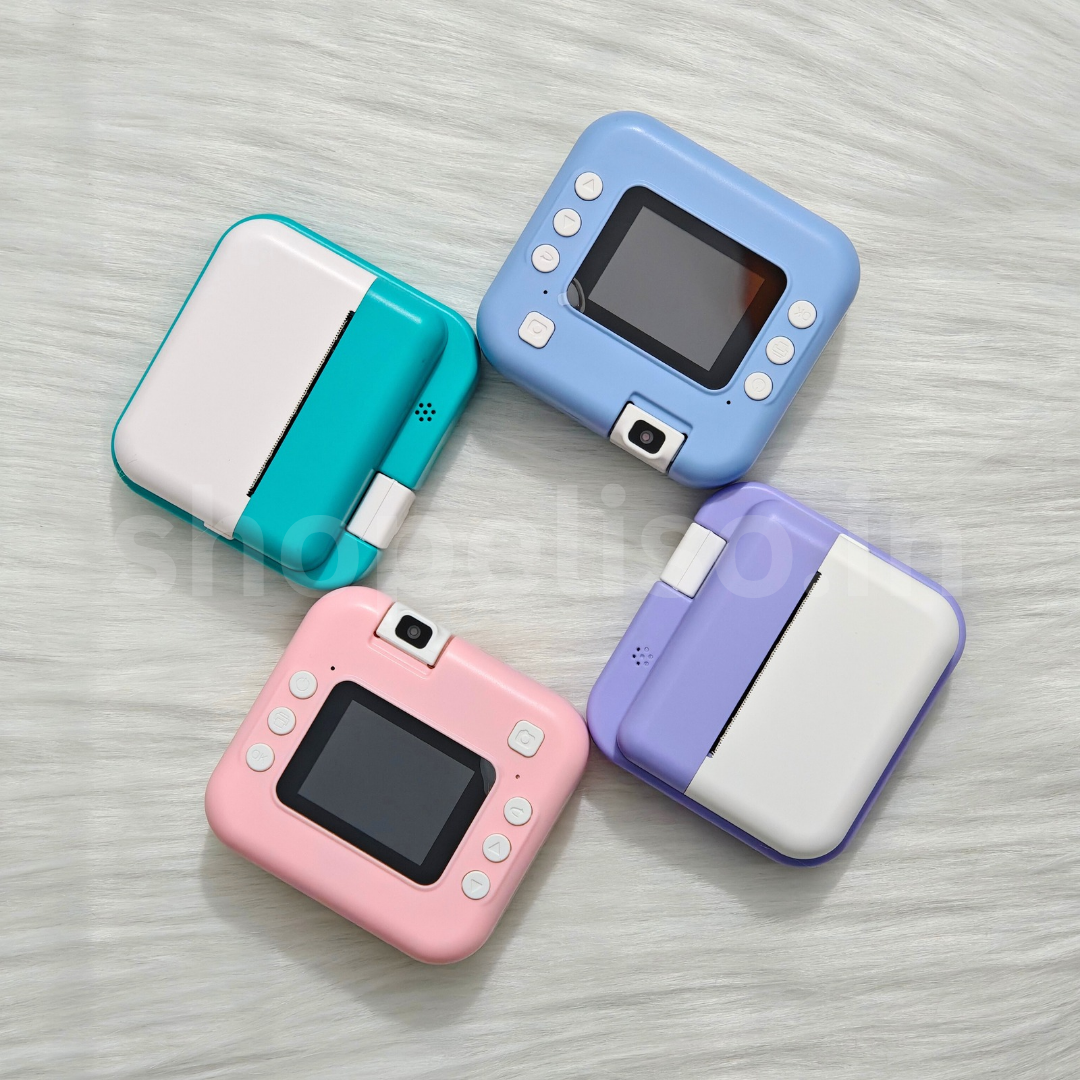 Eliso SnapSpin Instant Print Camera | 180° Rotating Lens