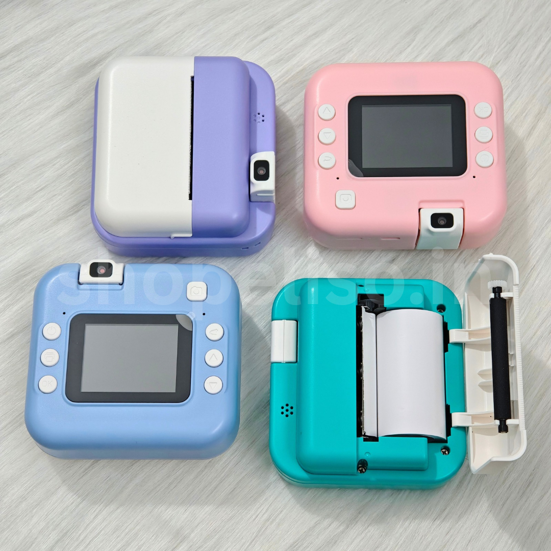 Eliso SnapSpin Instant Print Camera | 180° Rotating Lens
