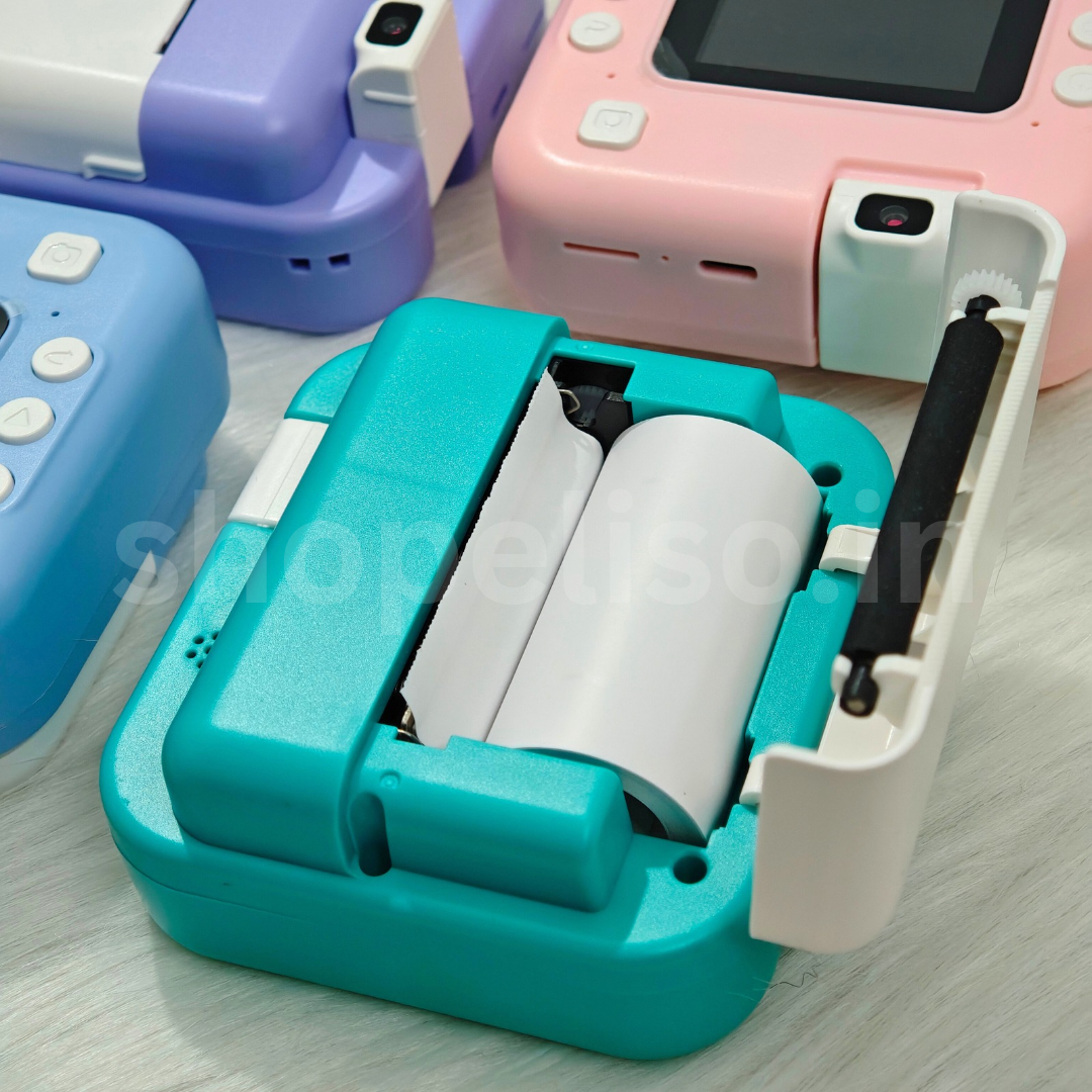 Eliso SnapSpin Instant Print Camera | 180° Rotating Lens