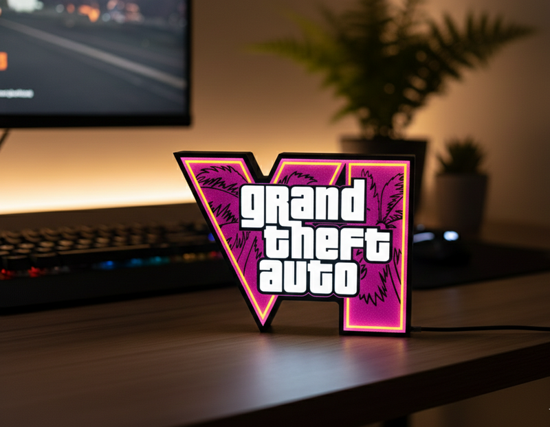 ELISO Neon Vice Glow Lamp