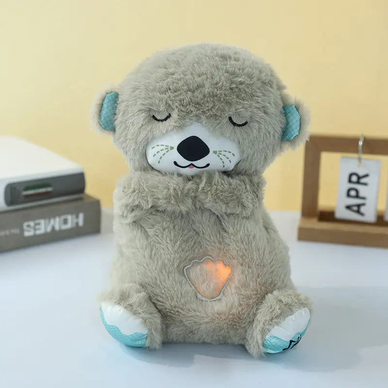 ELISO Breathing Teddy Otter - Glowing Musical Plush Toy 🧸