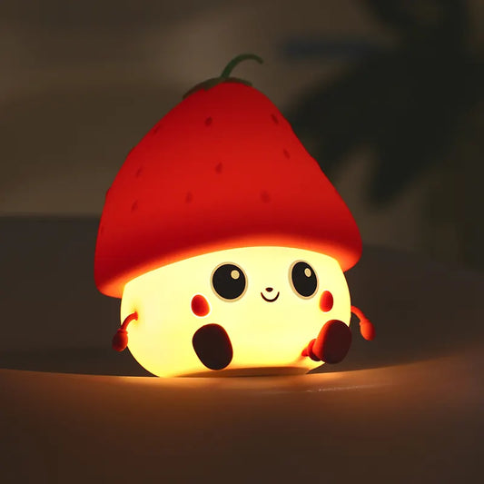 Eliso Silicone Cute Strawberry Lamp 🍓