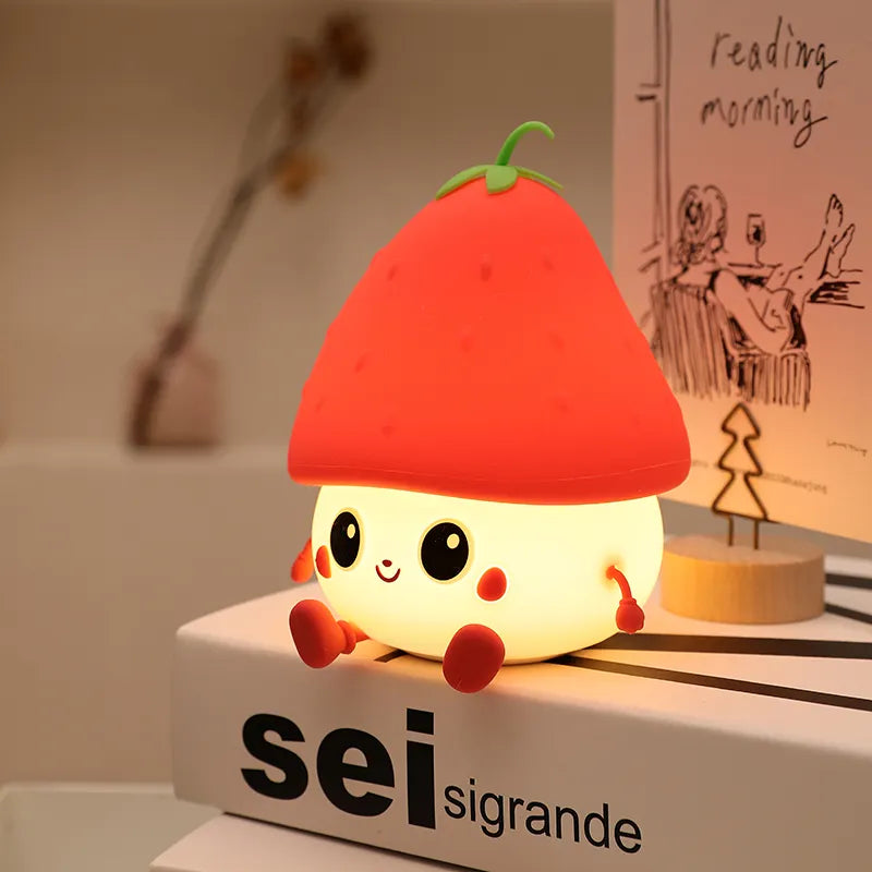 Eliso Silicone Cute Strawberry Lamp 🍓