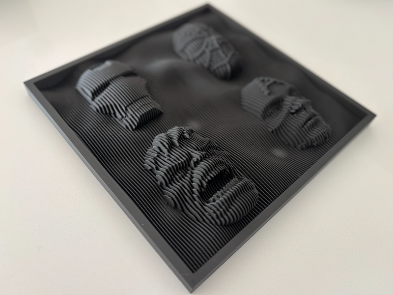 ELISO Black Wave Heroes Edition Wall Art