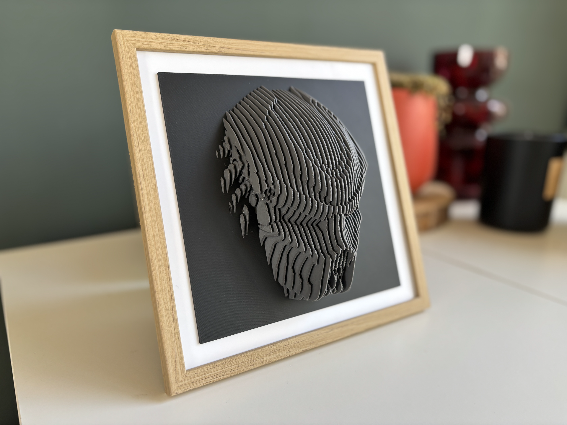 ELISO Predator Layered Sculpture Wall Art