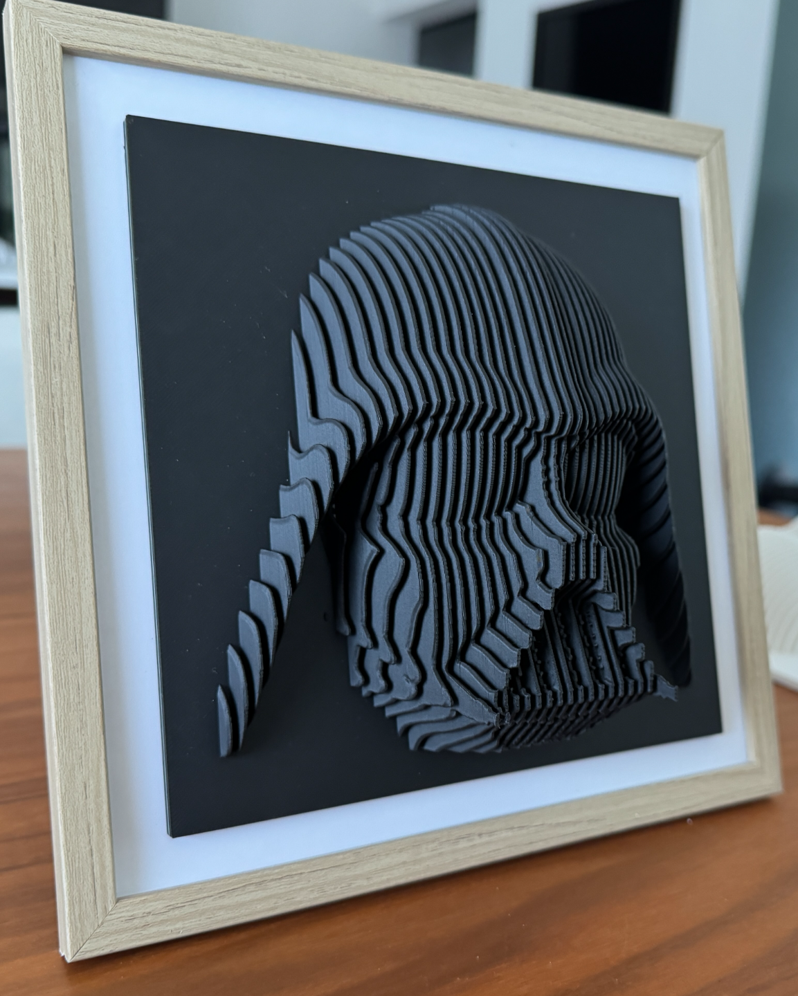 ELISO Dark Lord Layered Sculpture Wall Art