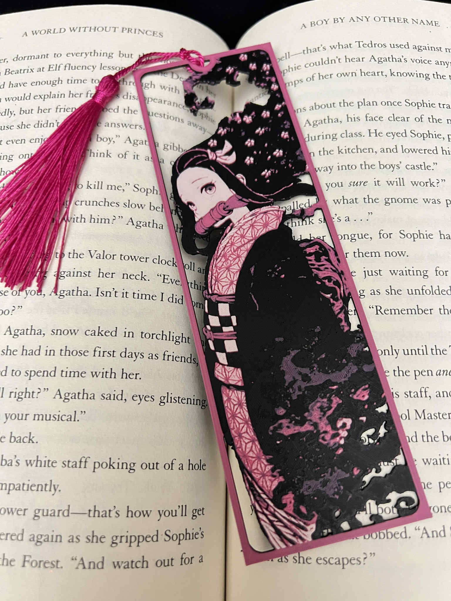 Eliso Nezuko Framed Cutout Bookmark