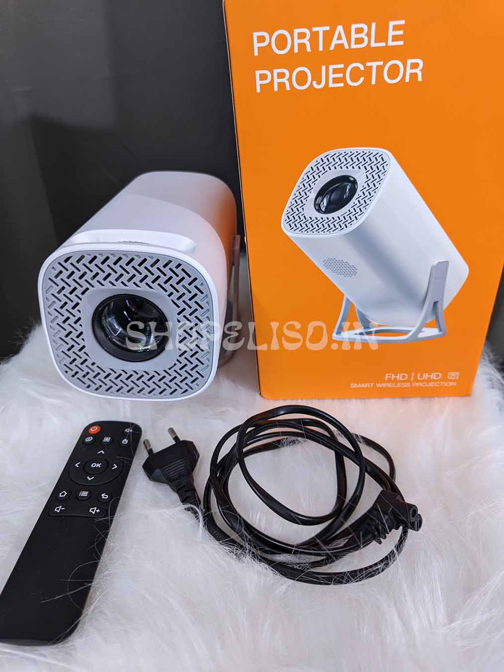 Eliso Mini Projector 📽️ | Built-in Apps (Netflix, YouTube) Wi-Fi