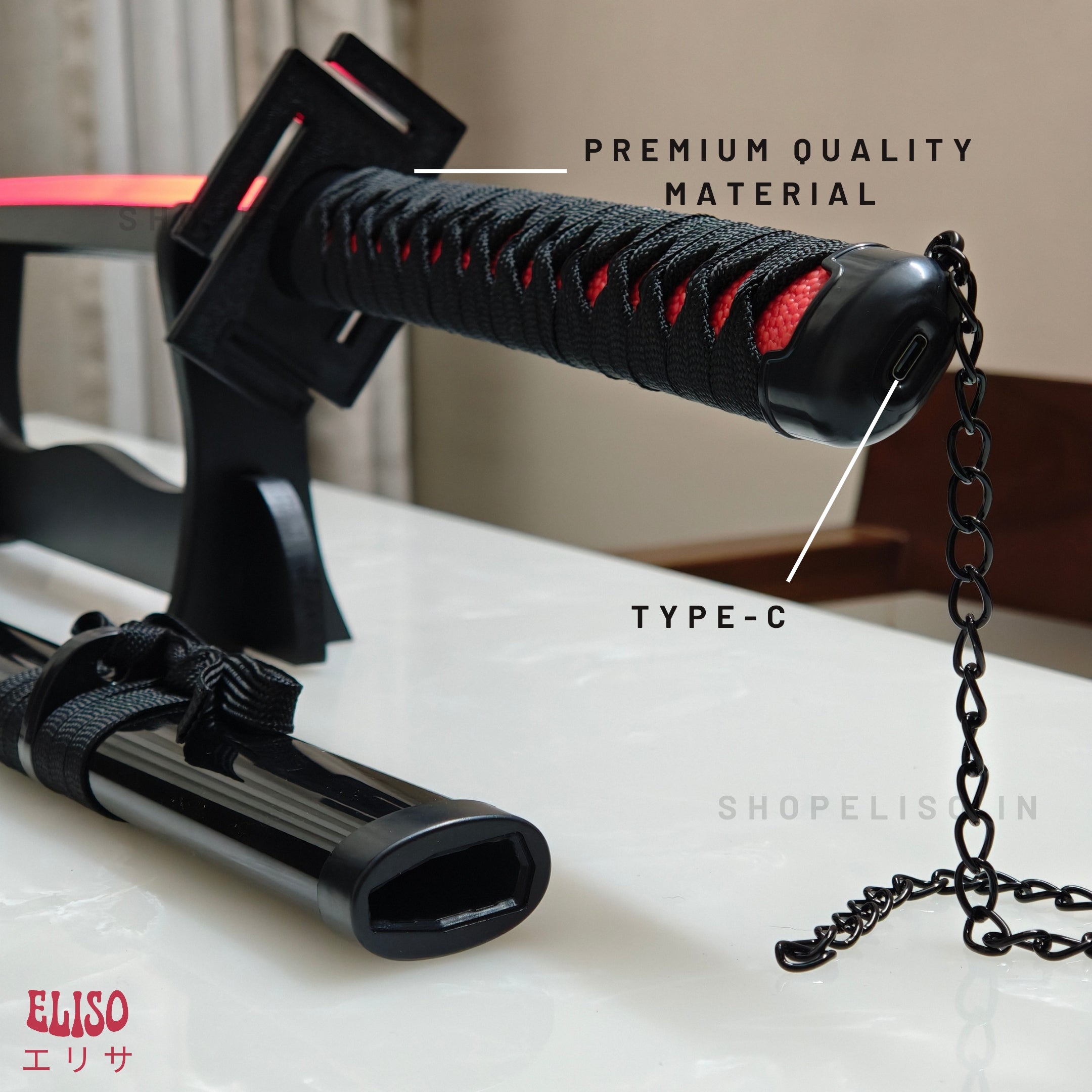 Eliso LED Katana | Ichigo Kurosaki Bankai – Bleach
