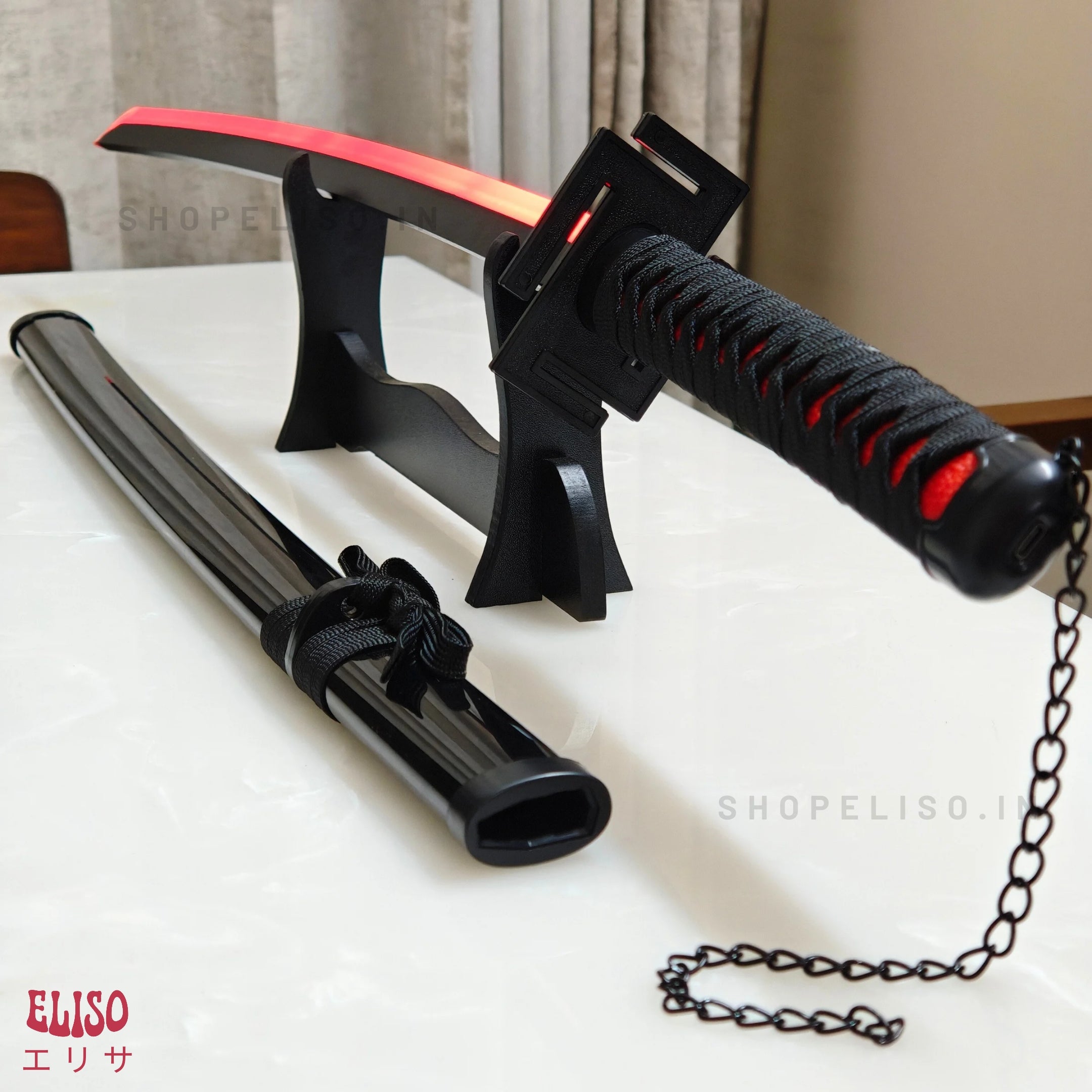 Eliso LED Katana | Ichigo Kurosaki Bankai – Bleach