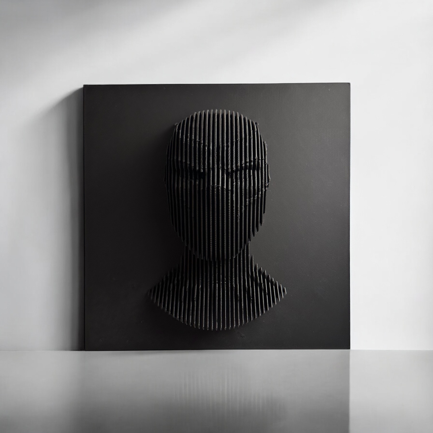 ELISO Black Panther Layered Sculpture Wall Art