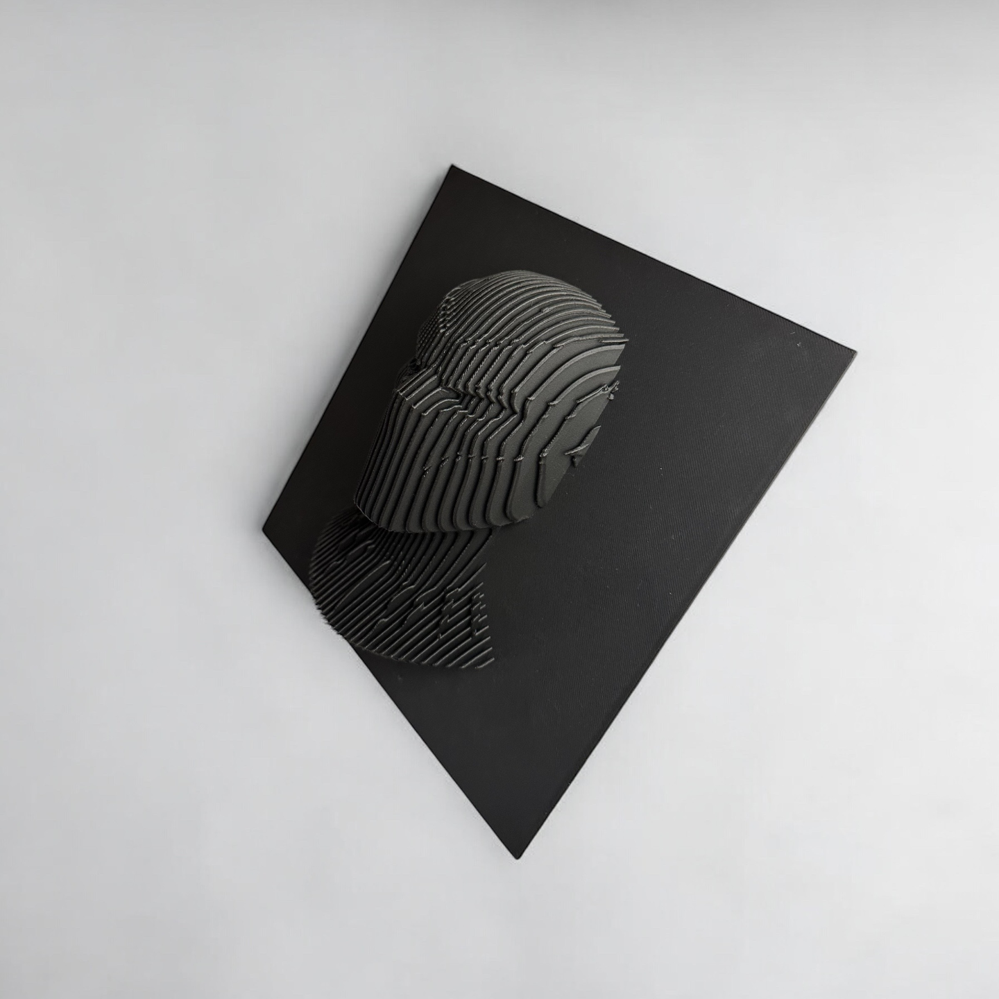 ELISO Black Panther Layered Sculpture Wall Art