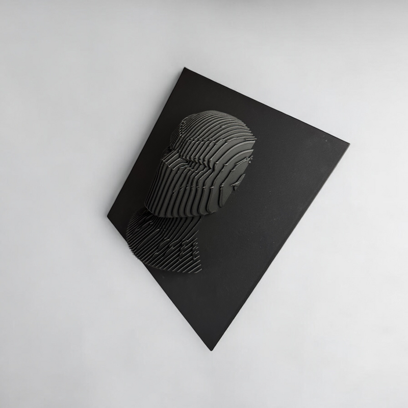 ELISO Vibranium King Layered Sculpture Wall Art