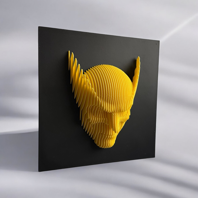 ELISO Wolverine Layered Sculpture Wall Art