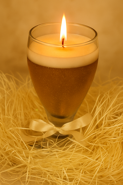 Champagne Glow Candle