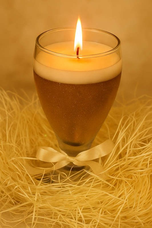 Champagne Glow Candle
