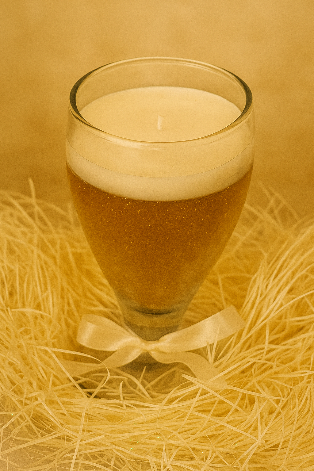 Champagne Glow Candle