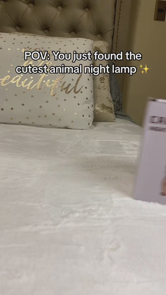 ELISO CozyCapy LED Night Light - Soft Silicone Lamp