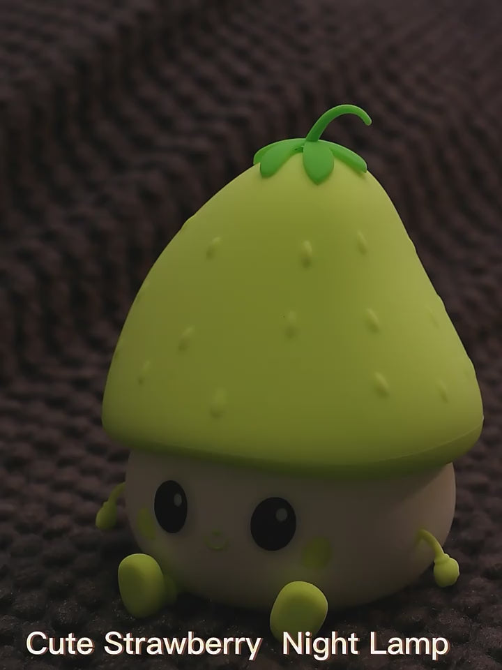 Eliso Silicone Cute Strawberry Lamp 🍓
