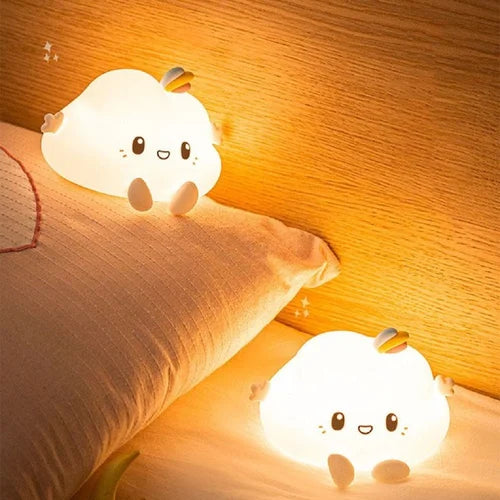 Silicone Cloud Rechargeable LED Night Lamp